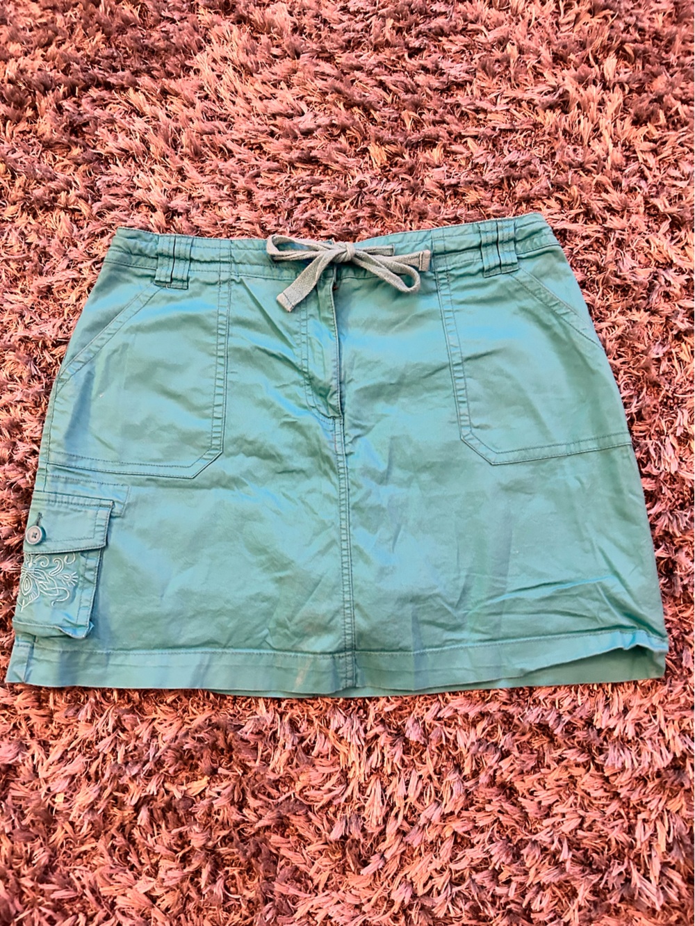 Vintage Penmans women’s light blue teal mini skort
